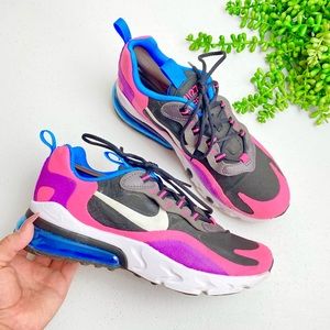Nike•Air Max 270 React Hyper Pink Purple size 7